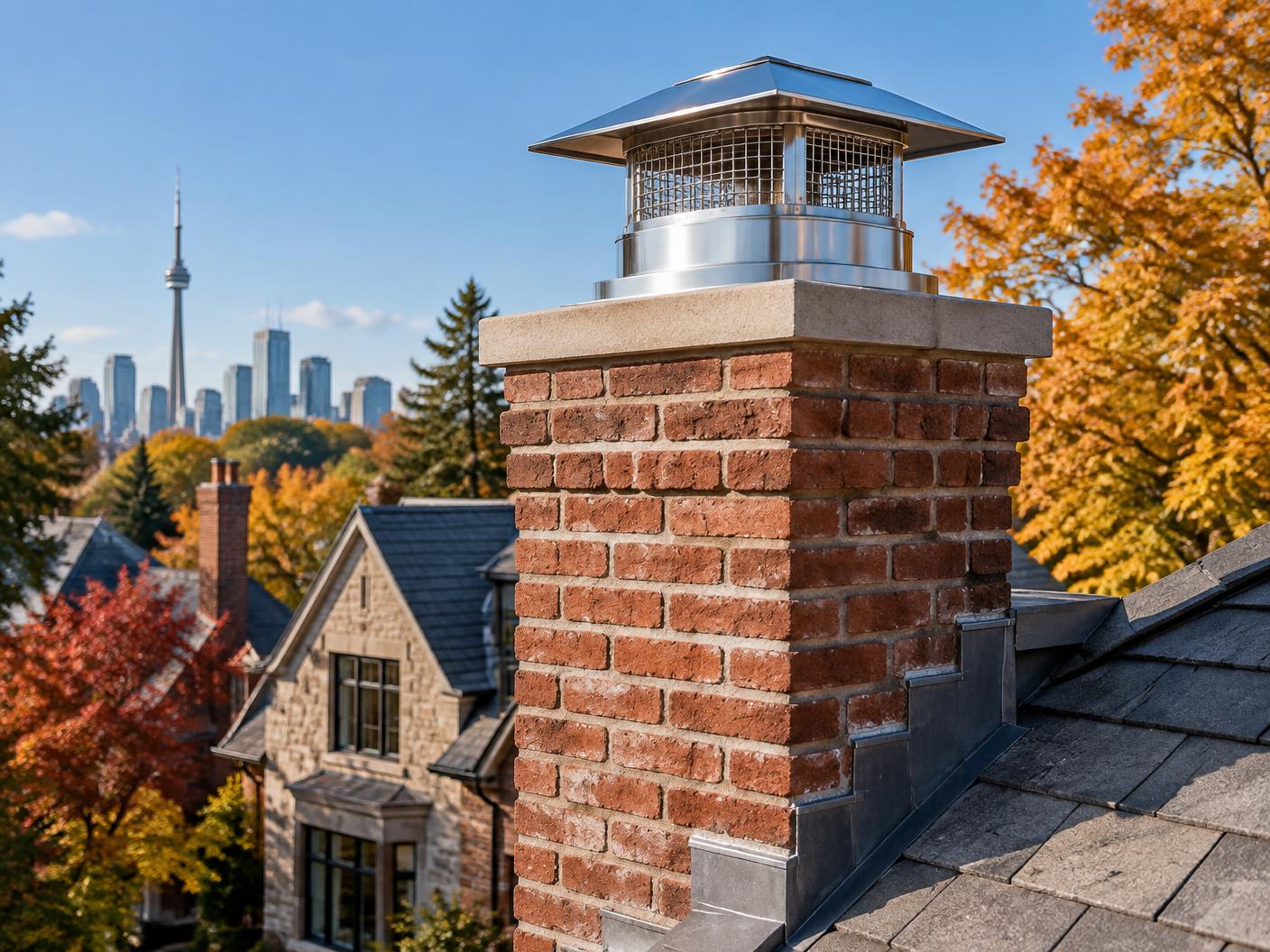 Chimney Cap Installation service in Toronto and the GTA
